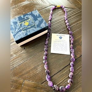 Vintage Winterthur Carved Amethyst Necklace